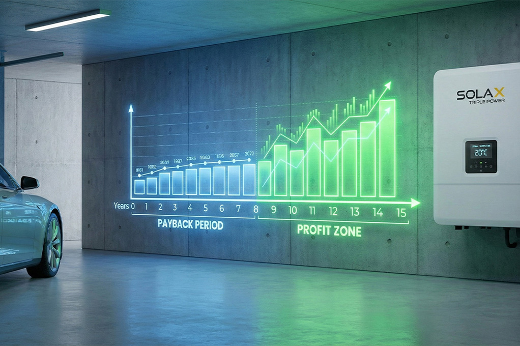 SolaX battery profit zone and lifespan warranty comparison.