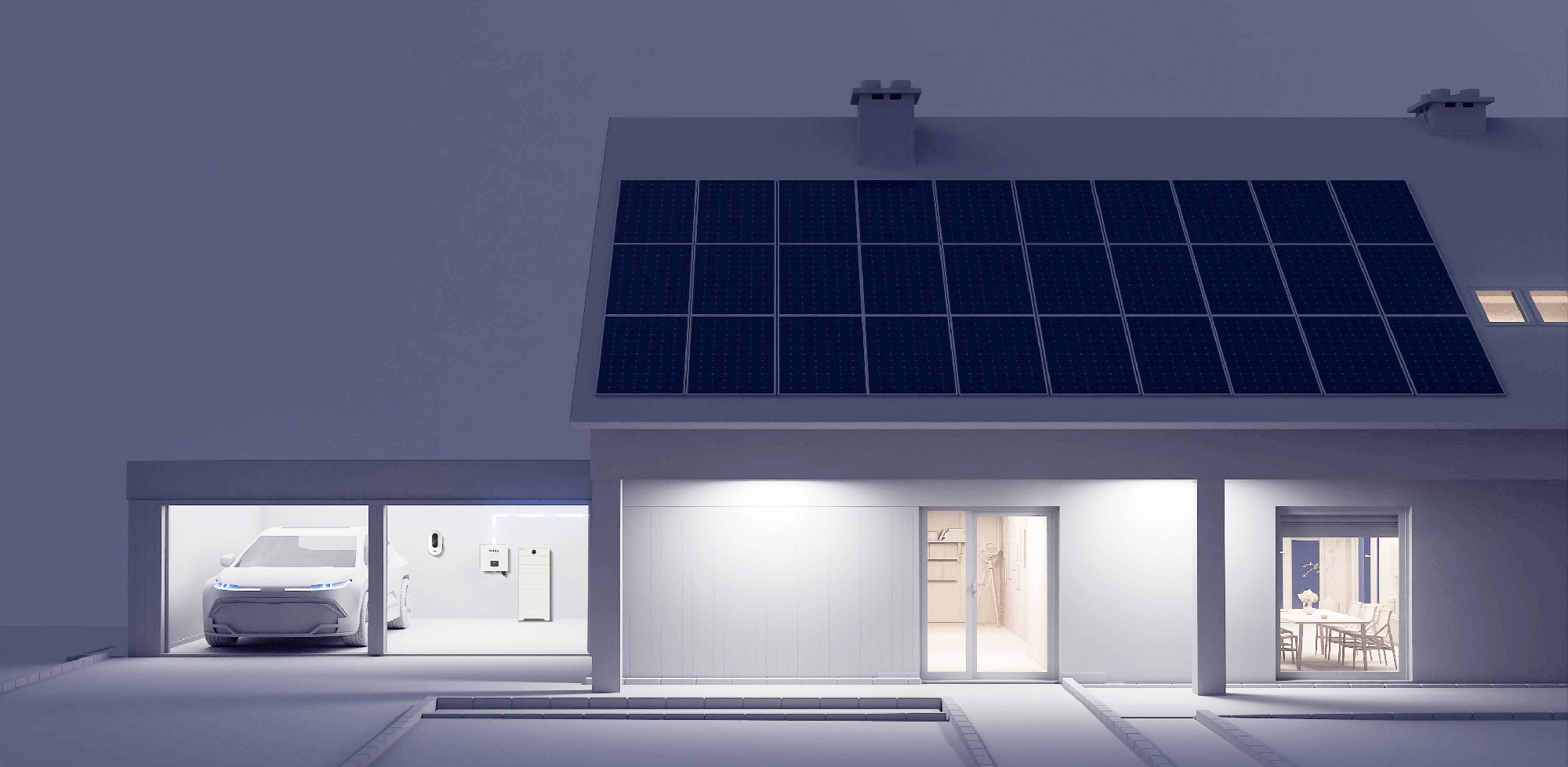 Home pv+ess+ev Solution banner