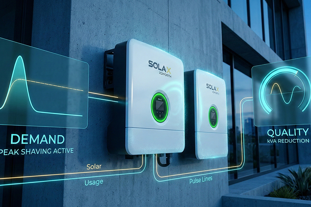 SolaX inverters reducing commercial solar power operating costs.