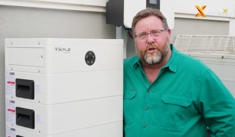 Shane Jacobson sharing his experience with SolaX home battery storage in Australia