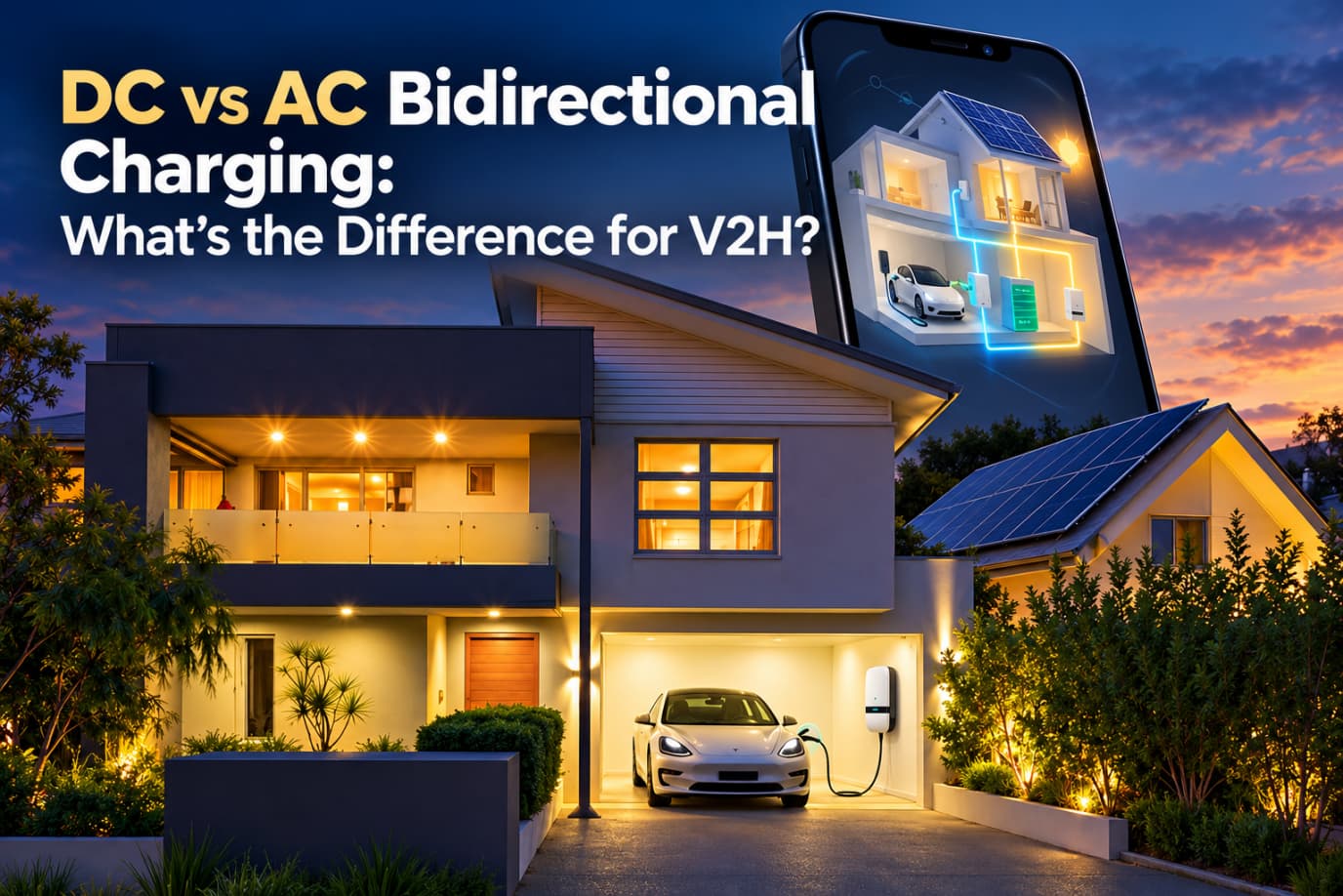 DC vs AC Bidirectional Charging: What’s the Difference for V2H