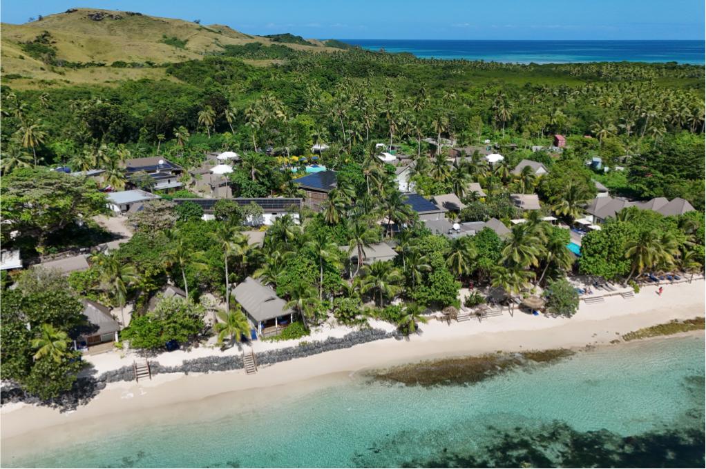 Aerial view of BL resort